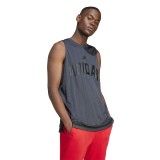 Ανδρική Αμάνικη Μπλούζα Ανθρακί - adidas Sportswear Seasonal Essentials US Sport Εικόνα 1