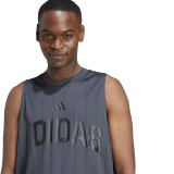 Ανδρική Αμάνικη Μπλούζα Ανθρακί - adidas Sportswear Seasonal Essentials US Sport Εικόνα 2