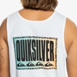 Quiksilver Long Fade Λευκό - Ανδρική Αμάνικη Μπλούζα Εικόνα 1