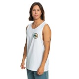 Quiksilver Long Fade Λευκό - Ανδρική Αμάνικη Μπλούζα Εικόνα 2