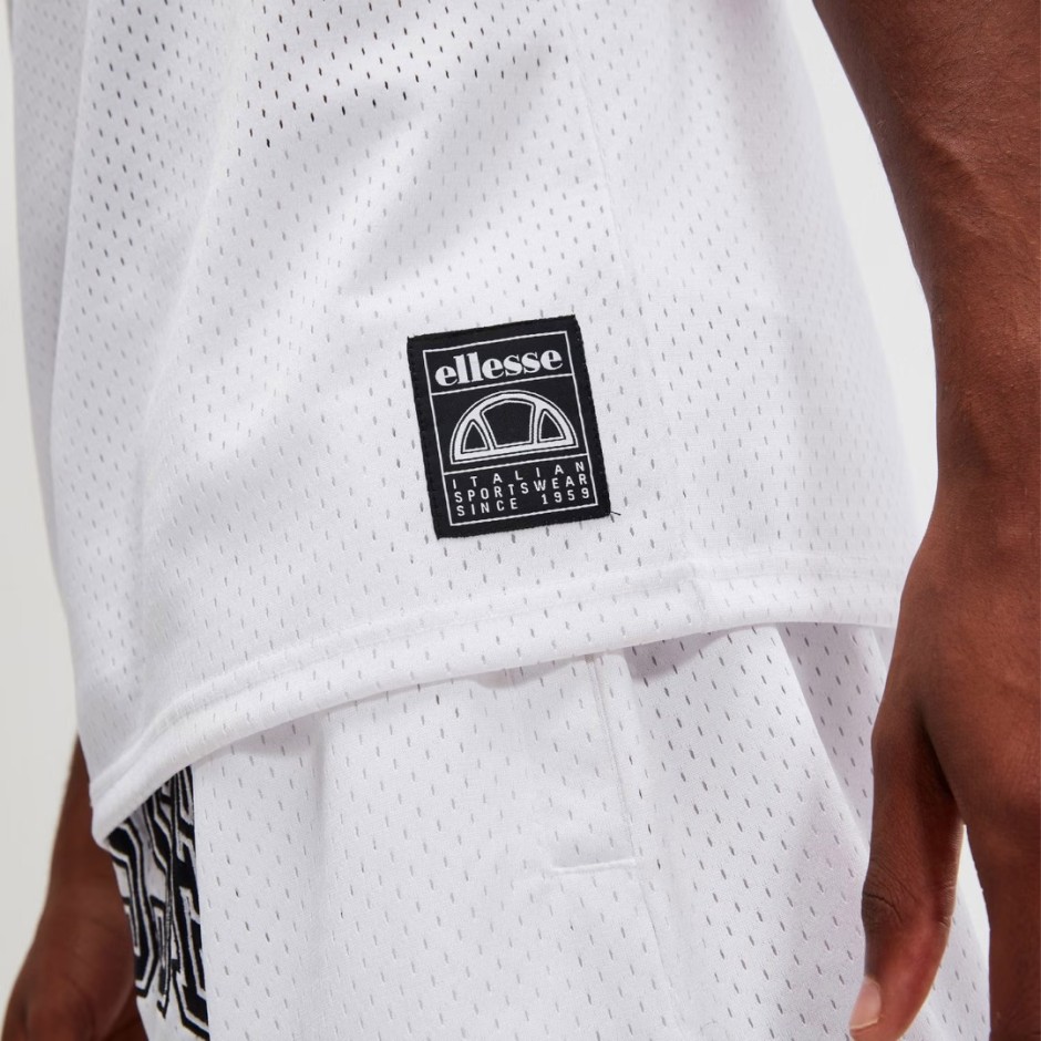 Ανδρική Αμάνικη Μπλούζα Λευκή - Ellesse Bossan