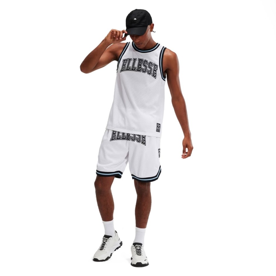 Ανδρική Αμάνικη Μπλούζα Λευκή - Ellesse Bossan