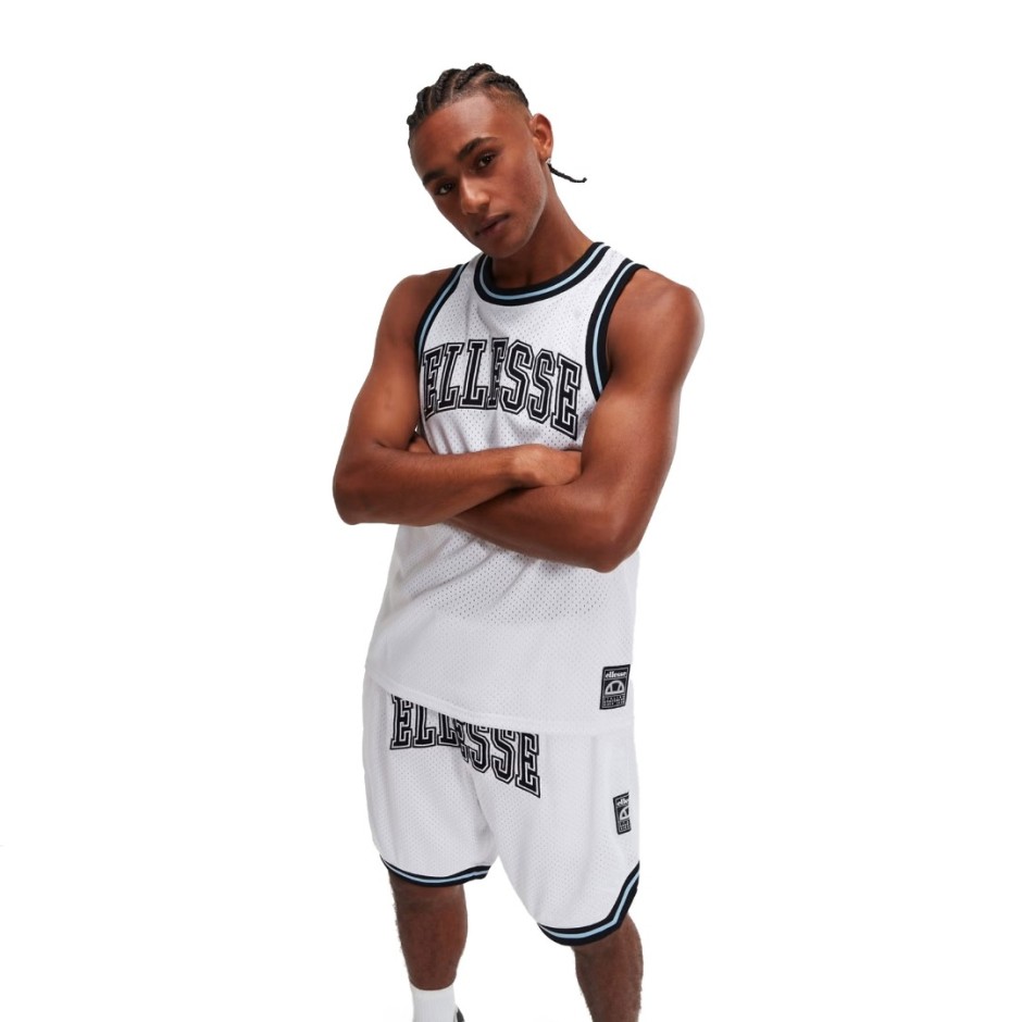 Ανδρική Αμάνικη Μπλούζα Λευκή - Ellesse Bossan