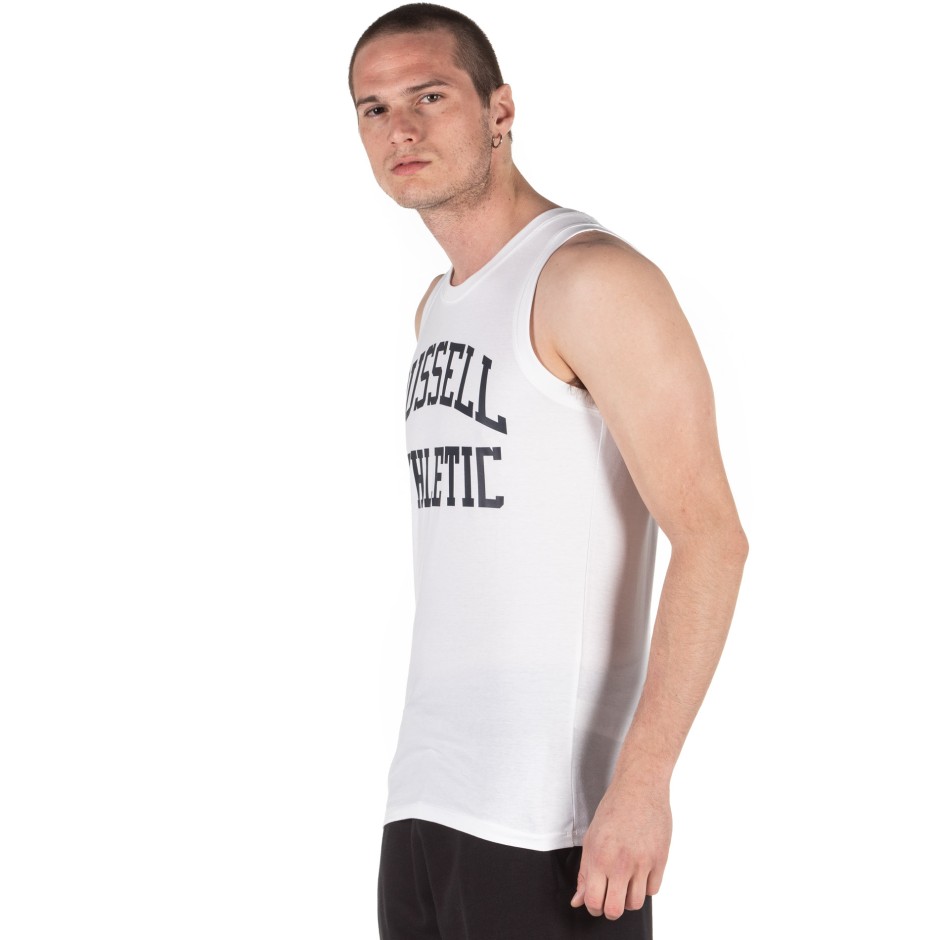 Russell Athletic MEN'S TANK TOP A0-086-1-001 White