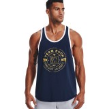 UNDER ARMOUR PROJECT ROCK TEAM ROCK TANK 1370484-408 Blue Image 