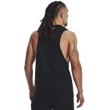 UNDER ARMOUR PROJECT ROCK IRON MUSCLE TANK Μαύρο