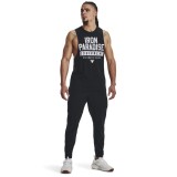 UNDER ARMOUR PROJECT ROCK IRON MUSCLE TANK Μαύρο