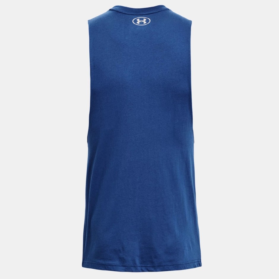 UNDER ARMOUR PROJECT ROCK IRON MUSCLE TANK Μπλε