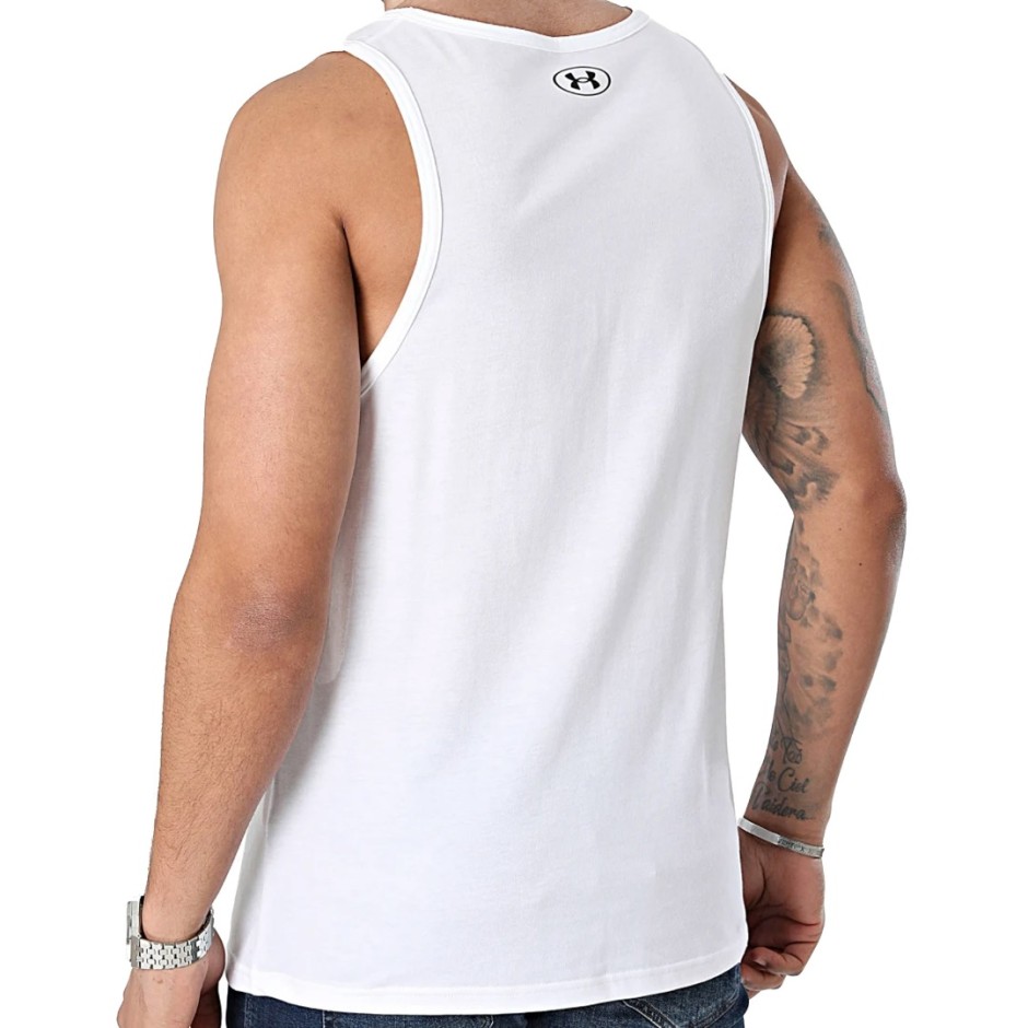 UNDER ARMOUR SPORTSTYLE LOGO TANK 1382883-100 White