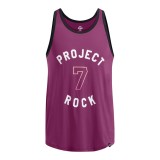 Ανδρική Αμάνικη Μπλούζα Προπόνησης Μωβ - Under Armour Project Rock BSR Payoff Εικόνα 2