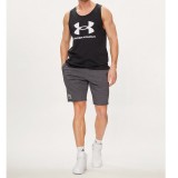 Ανδρική Αμάνικη Μπλούζα Μαύρη - Under Armour Sportstyle Logo Εικόνα 3