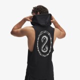 Ανδρική Αμάνικη Μπλούζα Προπόνησης Μαύρη - Under Armour Project Rock Snake Εικόνα 0