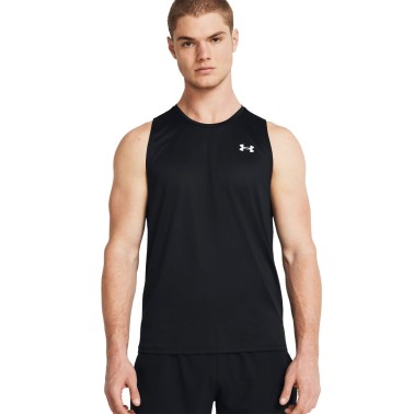 Ανδρική Αμάνικη Μπλούζα Προπόνησης Μαύρη - Under Armour Tech