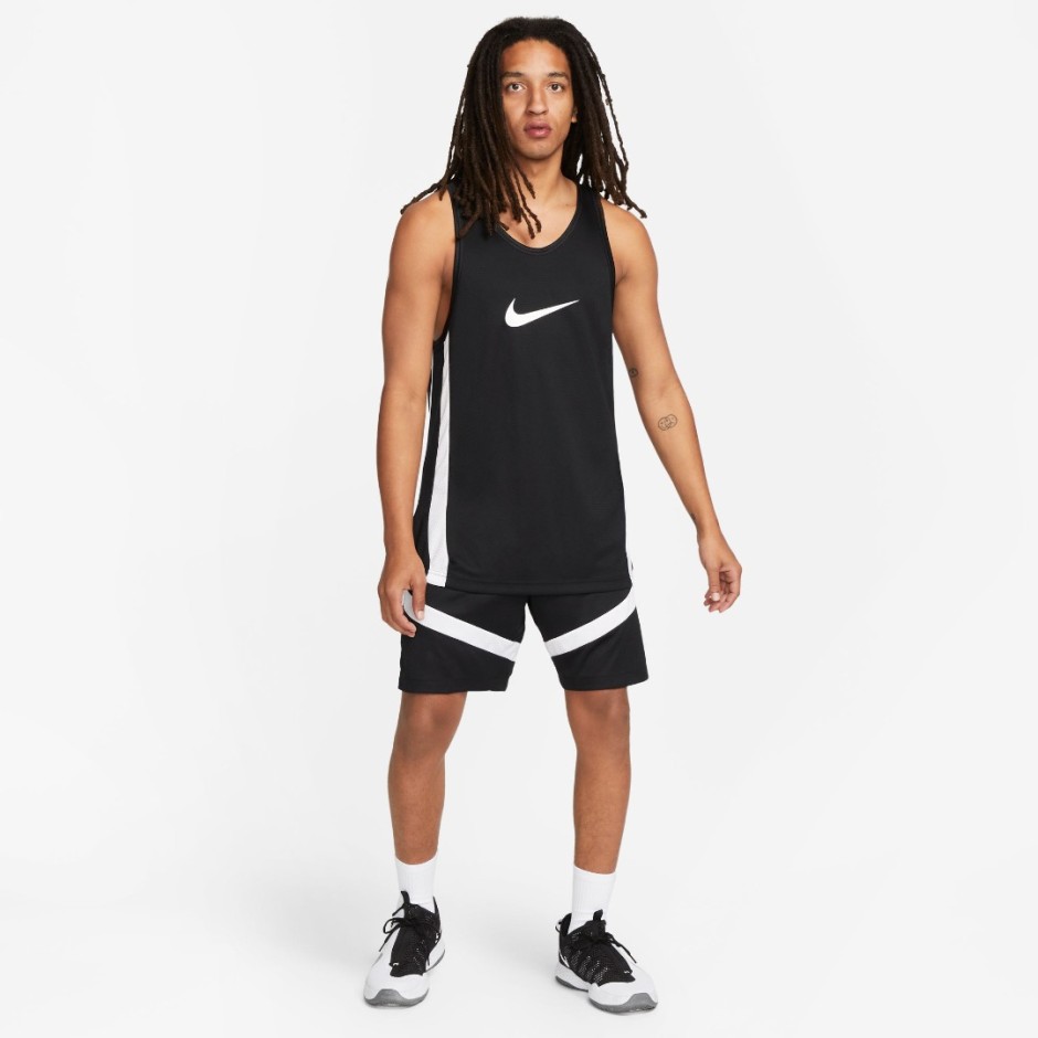 NIKE ICON BASKETBALL JERSEY Μαύρο