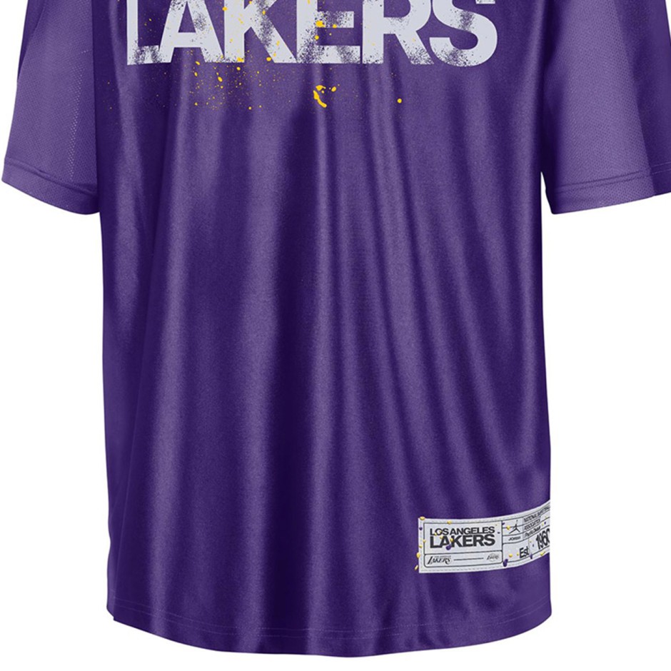 Ανδρική Κοντομάνικη Μπλούζα NBA Μωβ - Jordan Los Angeles Lakers MVP