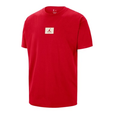 Ανδρική Κοντομάνικη Μπλούζα Κόκκινη - Jordan Chicago Bulls Courtside Statement 85