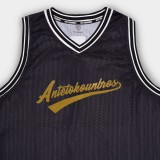 Ανδρική Φανέλα Μπάσκετ Μαύρη - Antetokounbros AB Εικόνα 1