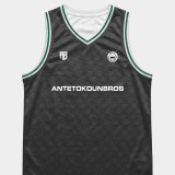 Men's Basketball Jersey Black - Antetokounbros AB Image 1