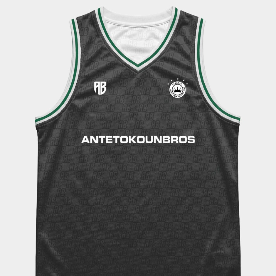 Men's Basketball Jersey Black - Antetokounbros AB