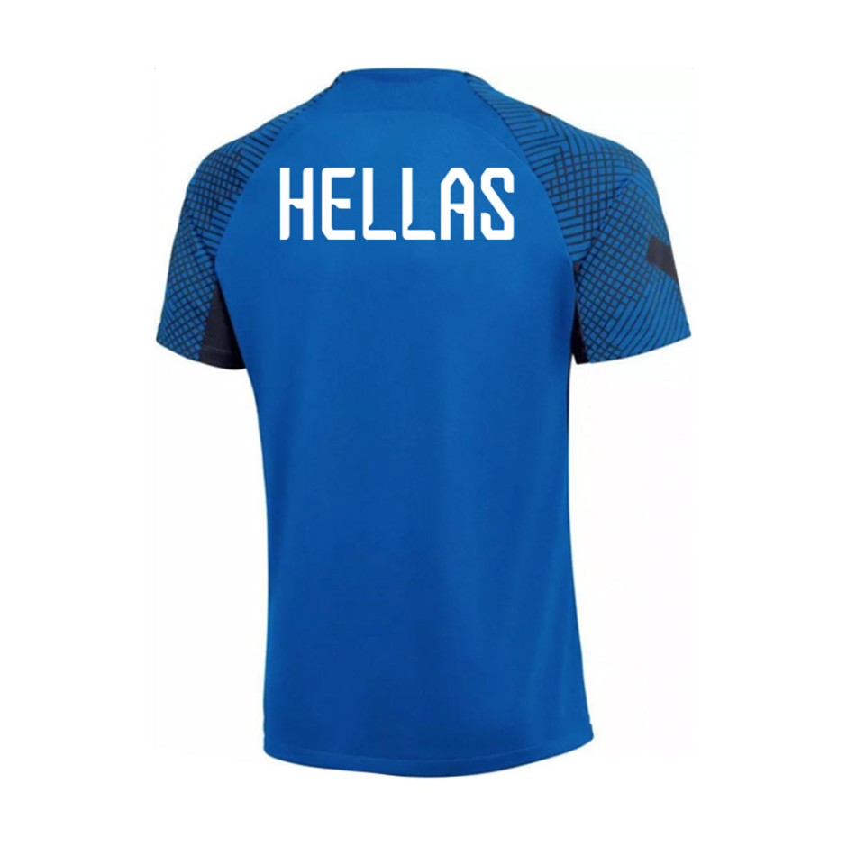 NIKE HELLAS TRAINING SHIRT BLUE EDH8698-463 Royal Blue