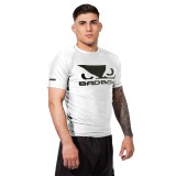 BAD BOY RASHGUARDS LOGO CLASSIC SHORT SLEEVE BB-000063-WB White Image 0