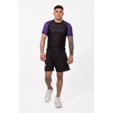 BAD BOY RASHGUARDS NO GI SHORT SLEEVE BB-000064-PP Purple Image 2