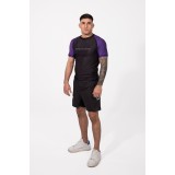BAD BOY RASHGUARDS NO GI SHORT SLEEVE BB-000064-PP Purple Image 6