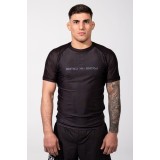 Ανδρική Κοντομάνικη Μπλούζα Μαύρη - Bad Boy Rashguards No GI  Εικόνα 