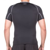 UNDER ARMOUR HEATGEAR ARMOUR SHORTSLEEVE 1257468-001 Μαύρο