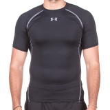 UNDER ARMOUR HEATGEAR ARMOUR SHORTSLEEVE 1257468-001 Μαύρο Εικόνα 