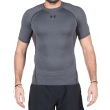 UNDER ARMOUR HEATGEAR ARMOUR SHORTSLEEVE 1257468-090 Ανθρακί