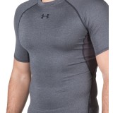 UNDER ARMOUR HEATGEAR ARMOUR SHORTSLEEVE 1257468-090 Ανθρακί