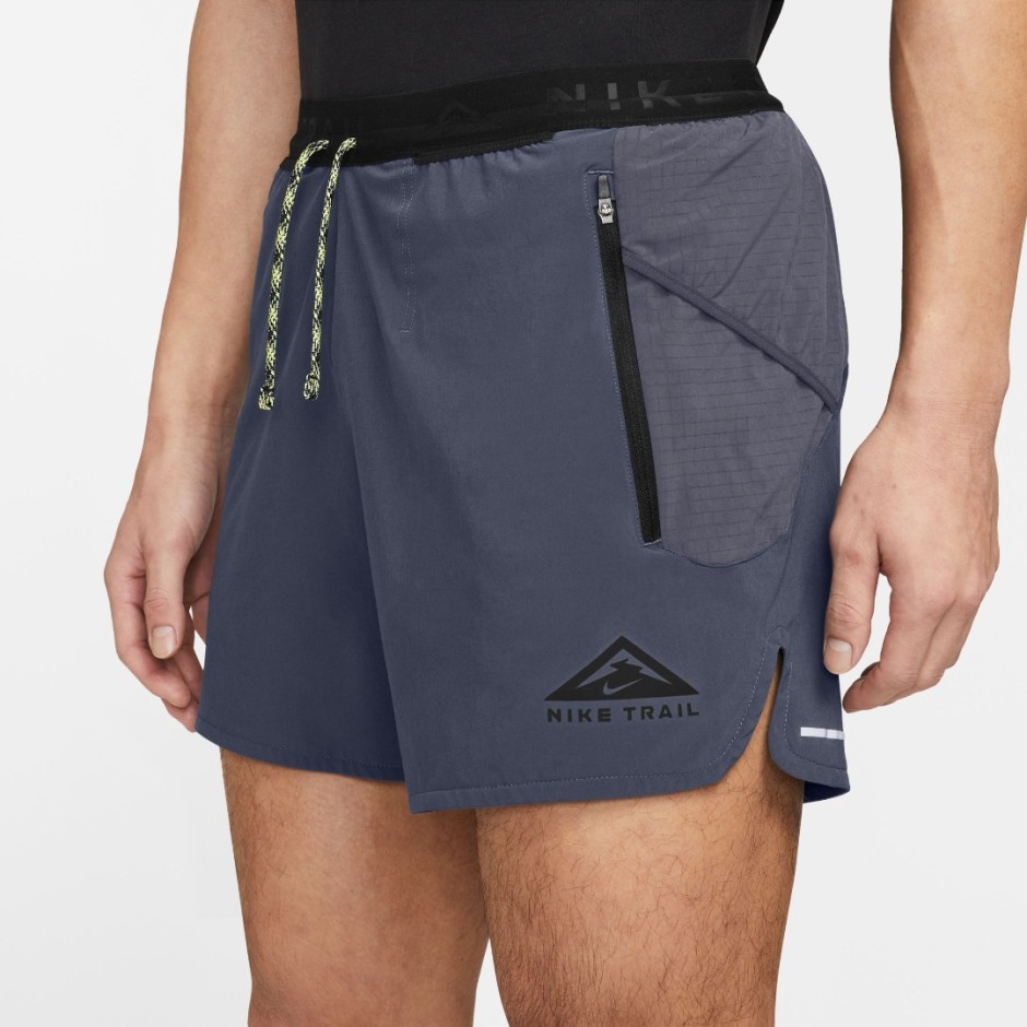 Nike Trail Second Sunrise Μπλε - Ανδρικό Σορτς για Τρέξιμο