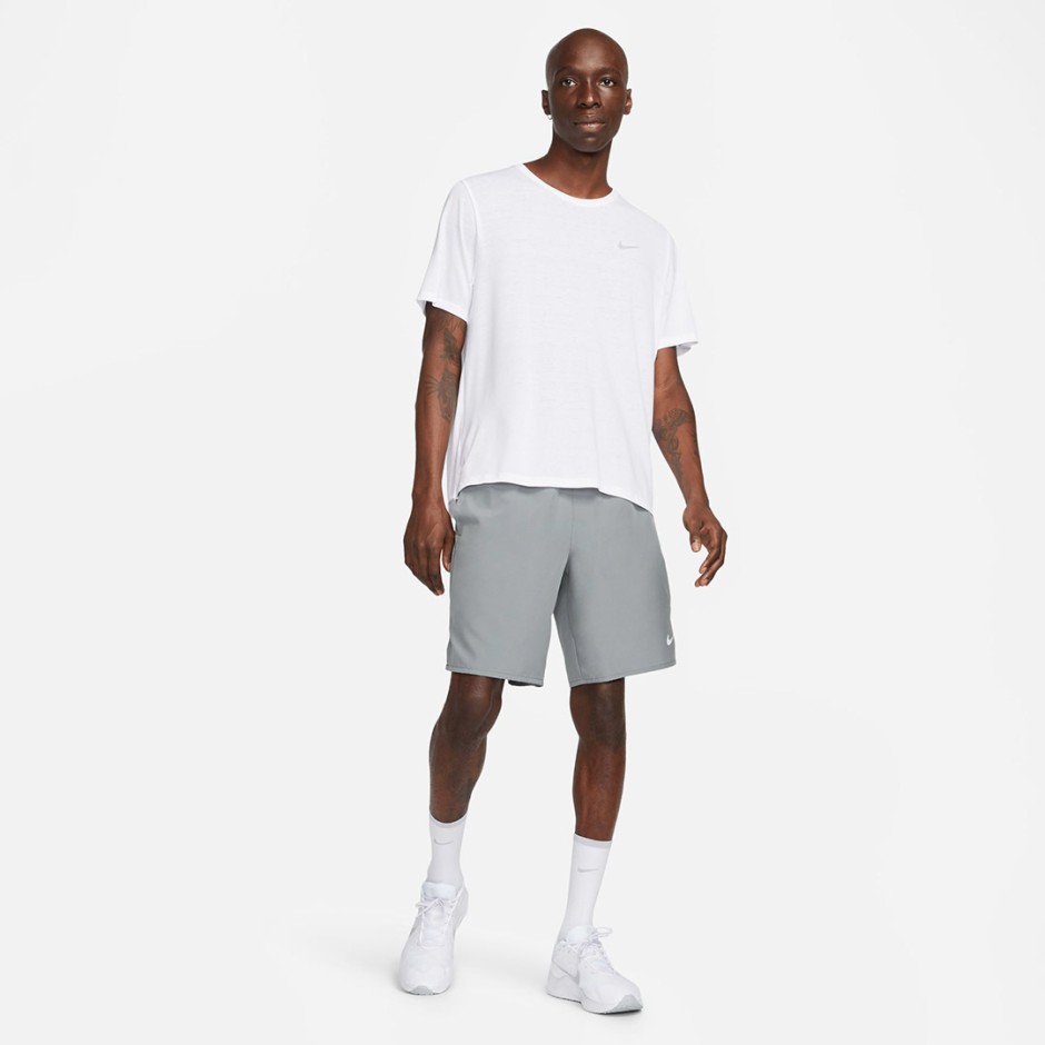 Ανδρικό Σορτς για Τρέξιμο Γκρι - Nike Challenger