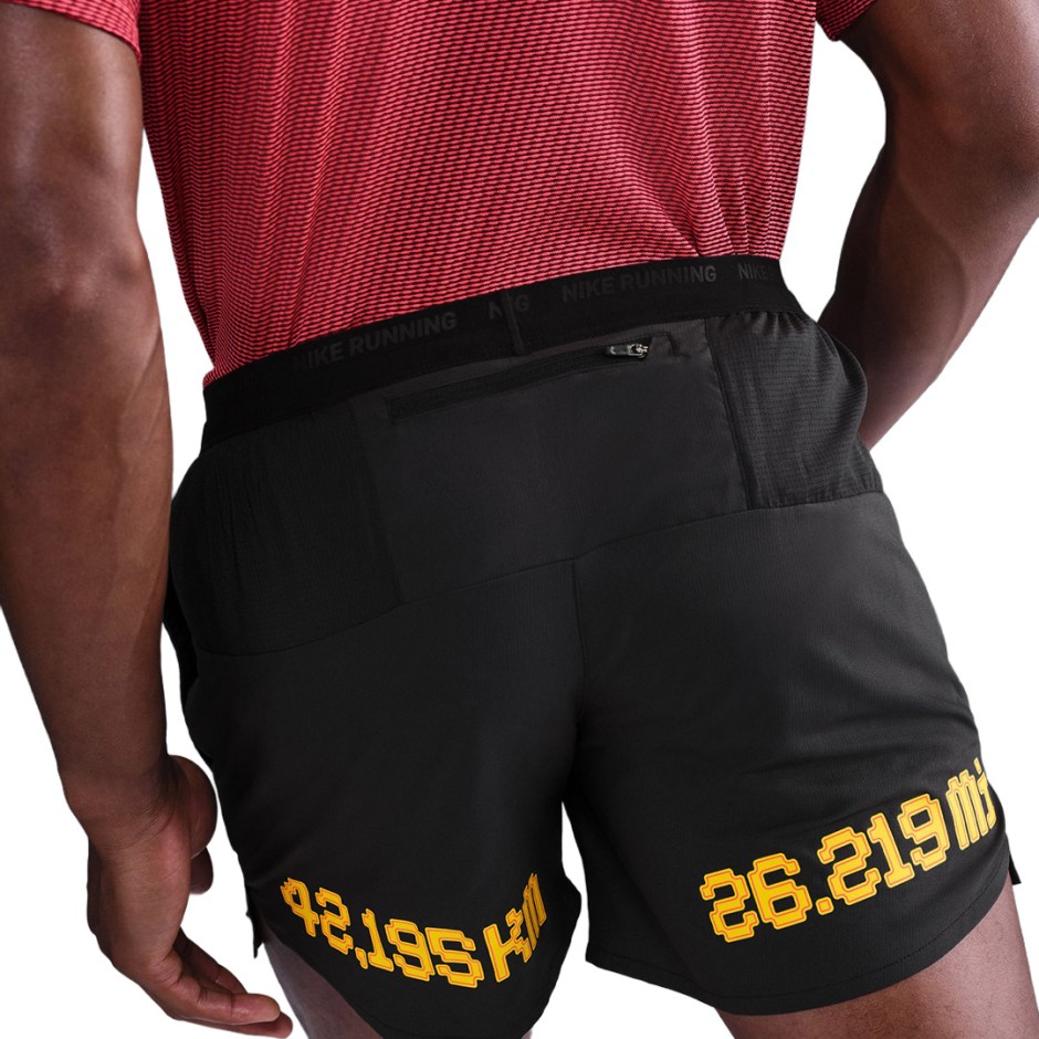 Ανδρικό Σορτς για Τρέξιμο Μαύρο - Nike Dri-FIT Stride