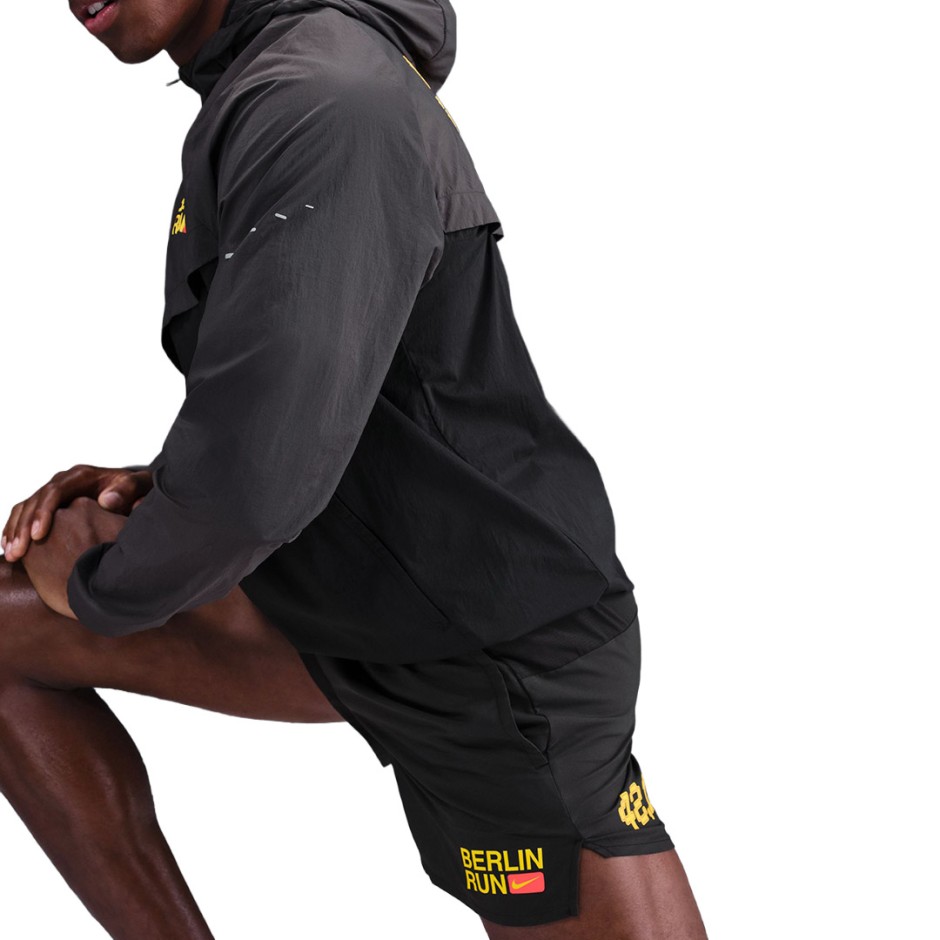Ανδρικό Σορτς για Τρέξιμο Μαύρο - Nike Dri-FIT Stride