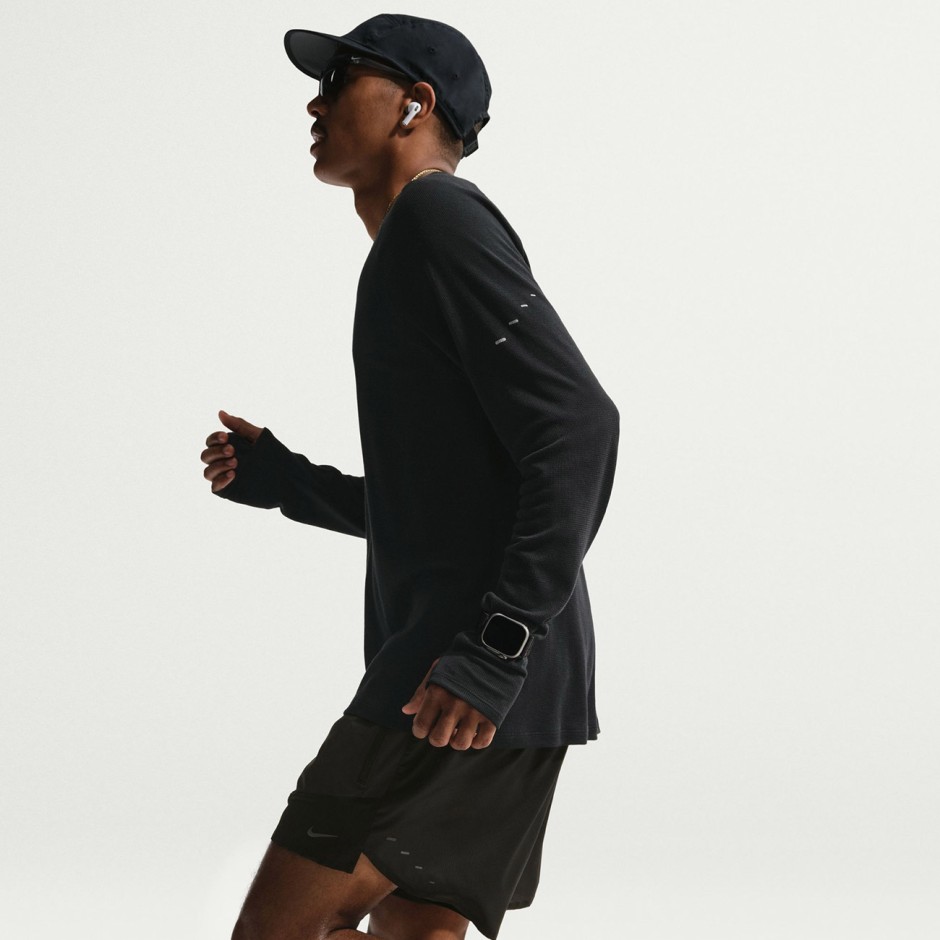 Ανδρικό Σορτς για Τρέξιμο Ανθρακί - Nike Stride Plus