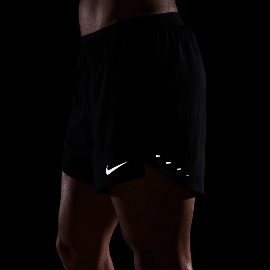 Ανδρικό Σορτς για Τρέξιμο Μαύρο - Nike Stride Aero-FIT