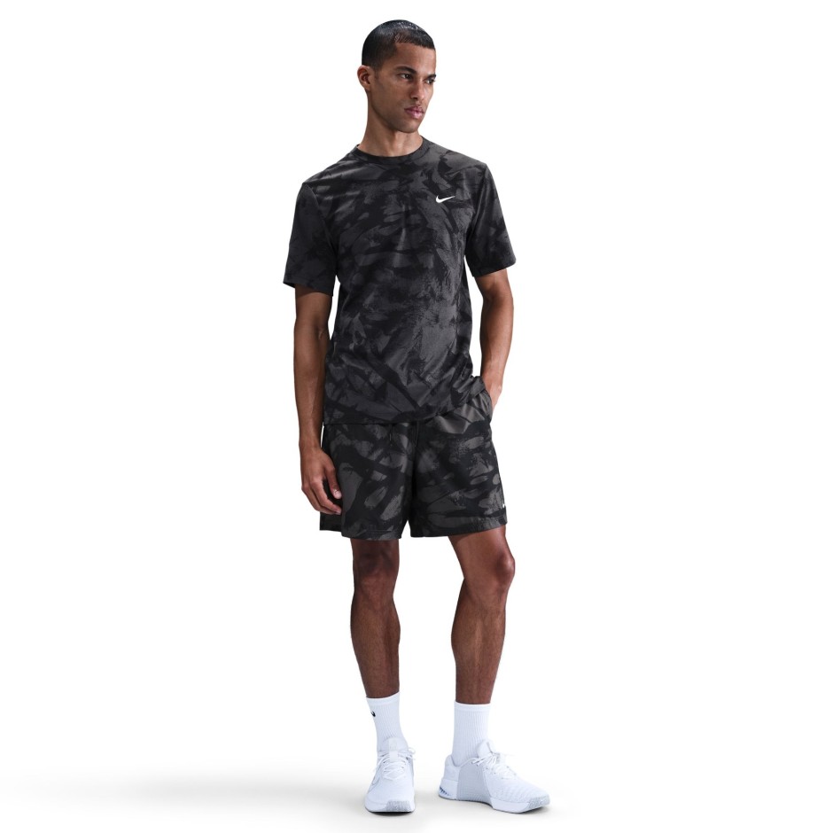 Ανδρικό Σορτς για Τρέξιμο Ανθρακί - Nike Form Dri-FIT