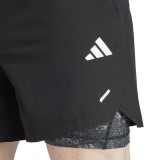 adidas Performance Power Workout 2-in-1 Μαύρο - Ανδρικό Σορτς Προπόνησης