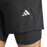 adidas Performance Gym+ 2-in-1 Μαύρο - Ανδρικό Σορτς Προπόνησης Εικόνα 1