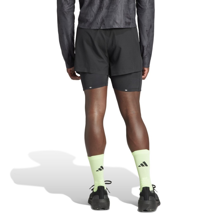 Ανδρικό Σορτς για Τρέξιμο Μαύρο - adidas Performance Ultimateadidas 2-In-1