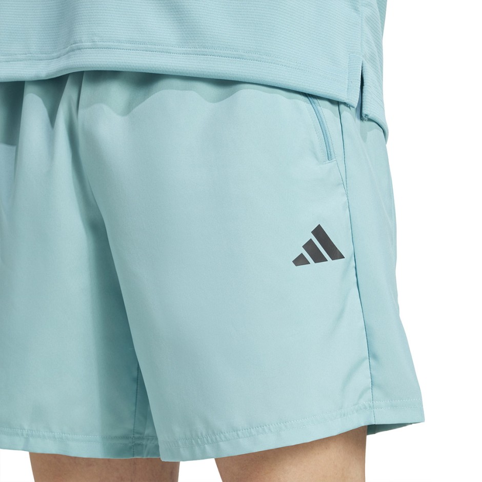 Ανδρικό Σορτς Προπόνησης Πετρόλ - adidas Performance Train Essentials Woven