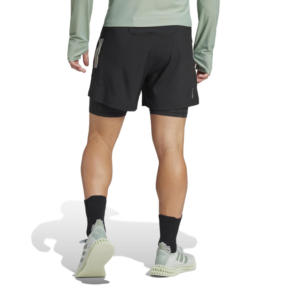 Ανδρικό Σορτς για Τρέξιμο Μαύρο - adidas Performance Own the Run CLIMACOOL 2-in-1