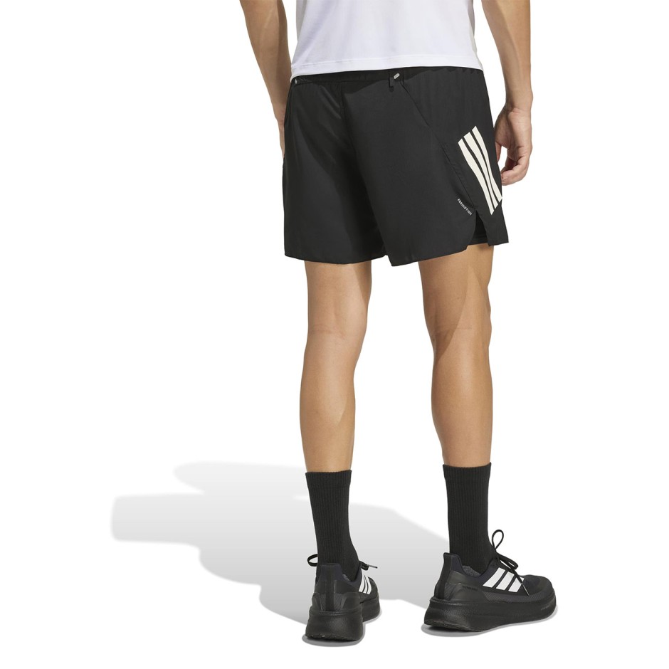 Ανδρικό Σορτς για Τρέξιμο Μαύρο - adidas Performance adi365 FORMOTION 2in1