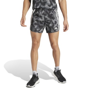 Ανδρικό Σορτς για Τρέξιμο Ανθρακί - adidas Performance Own The Run 3-Stripes