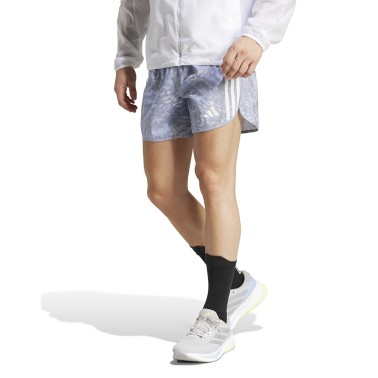 Ανδρικό Σορτς για Τρέξιμο Γκρι - adidas Performance Own The Run 3-Stripes
