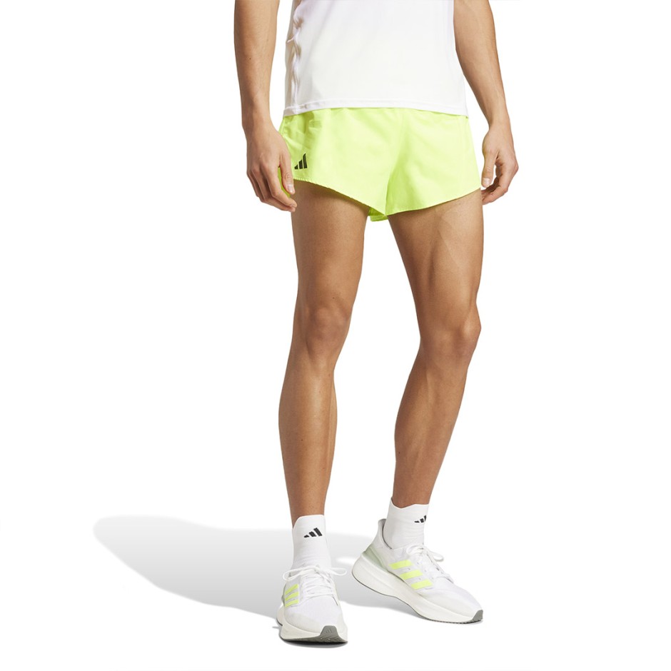 Ανδρικό Σορτς για Τρέξιμο Λαχανί - adidas Performance Adizero Essentials