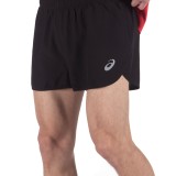 ASICS SILVER SPLIT SHORT 2011A008-001 Μαύρο Εικόνα 0