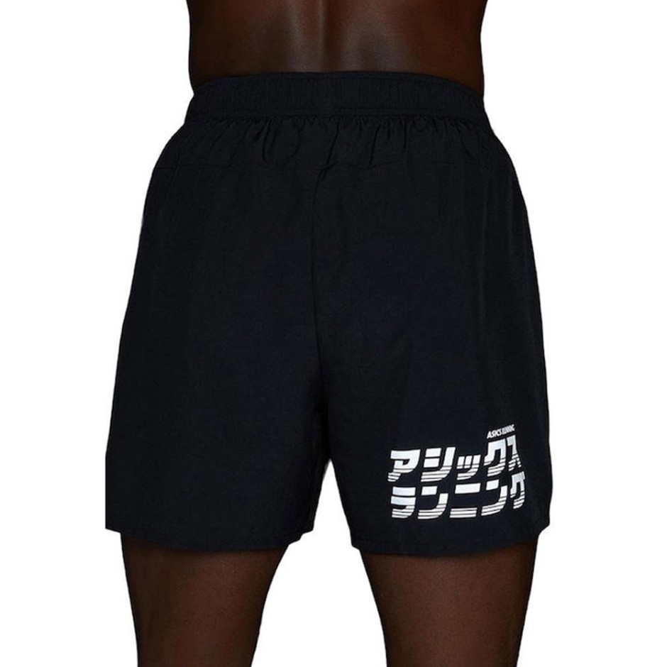 ASICS KATAKANA 5IN SHORT Μαύρο